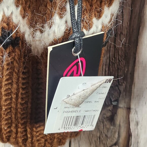 Rock & Roll Denim Aztec Print Cardigan Sweater - L - Picture 7 of 10